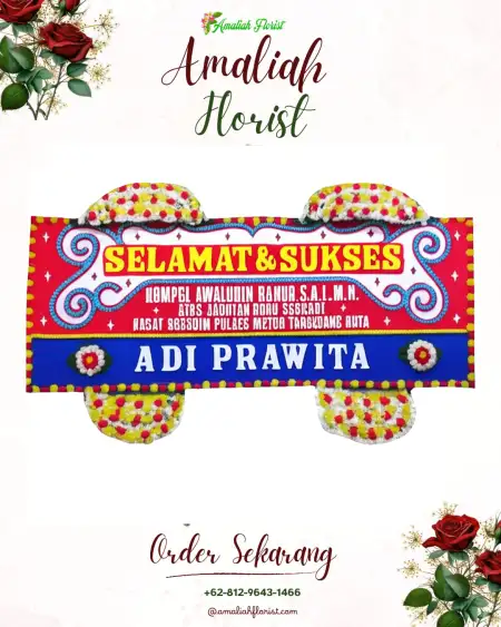 Papan Bunga Ucapan Selamat Ledok Wetan